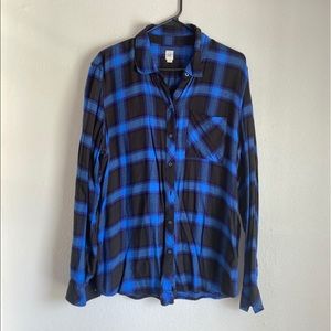 Plaid blue